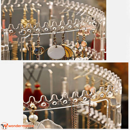 Close-up of acrylic material and base
