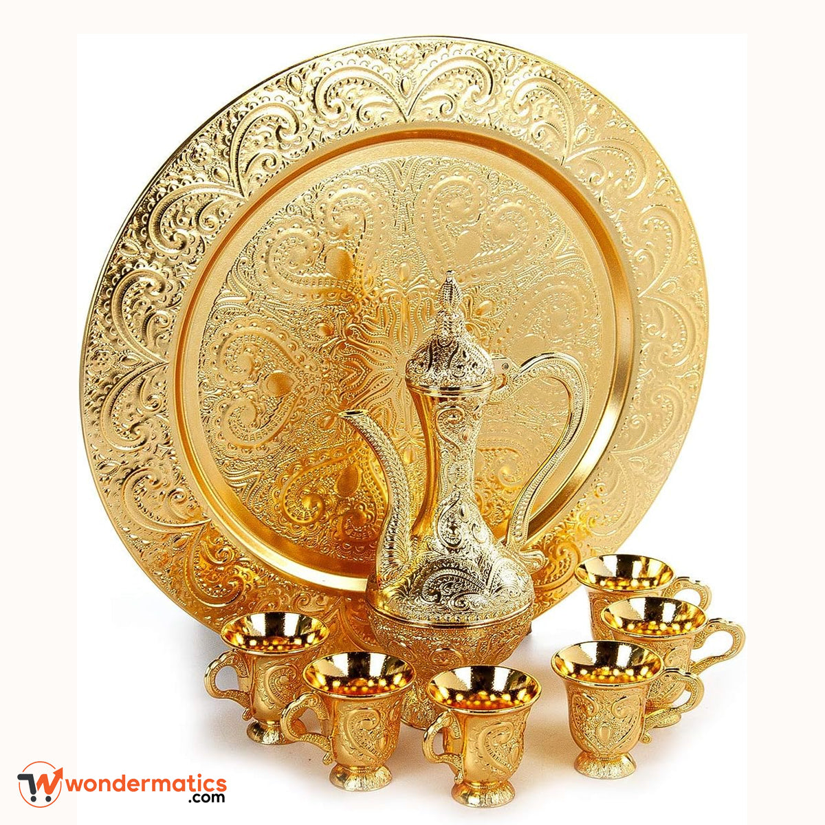 Zamzam Water and Tea Serving Cup Set – Elegant Turkish Coffee Set